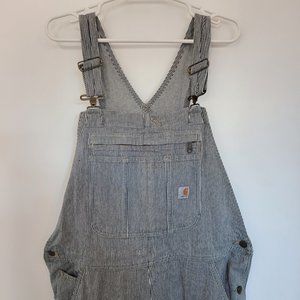 Women's Carhartt Railroad Stripe Overalls
